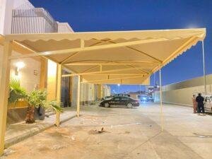 مظلات مواقف سيارات