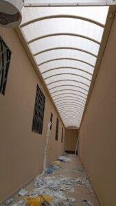 مظلات ممرات